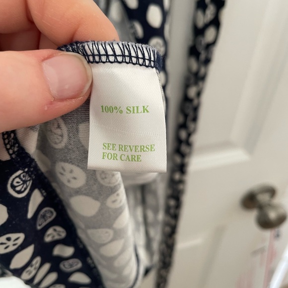 Sunshine Chic Embodied: Lilly Pulitzer Citrus Wrap Silk Dress (Size 6) 0091 🔥 - Picture 5 of 7